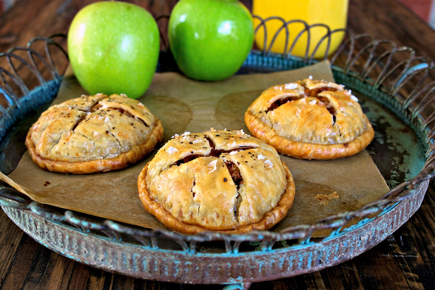 Apple and Breakfast Sausage Hand Pies