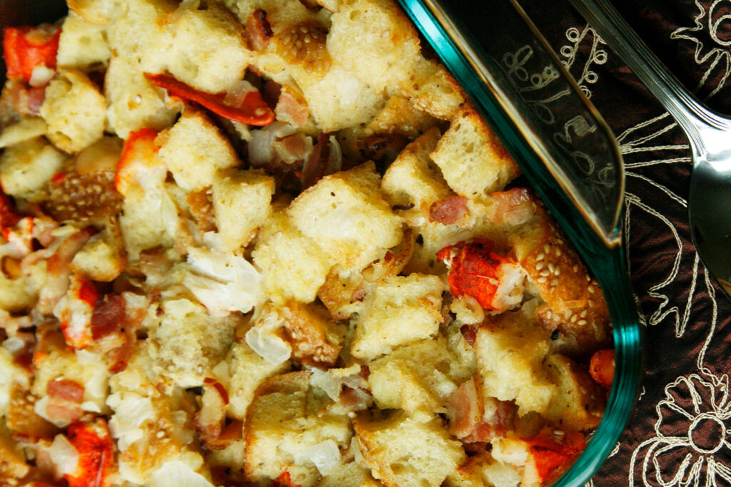 Buttery Lobster and Bacon Stuffing