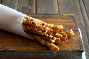 Canadian Bacon Cheese Straws, Jones Dairy Farm Canadian Bacon