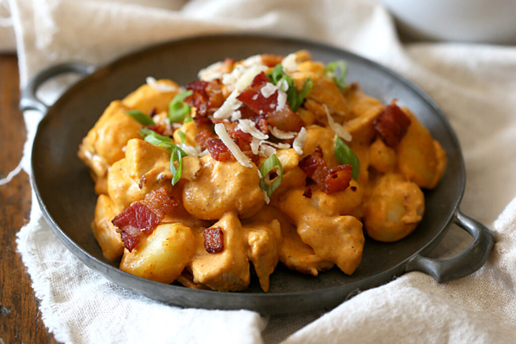 Chicken Bacon Pumpkin Gnocchi