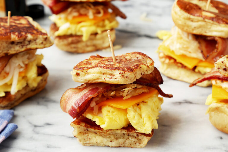 French Toast Breakfast Sliders