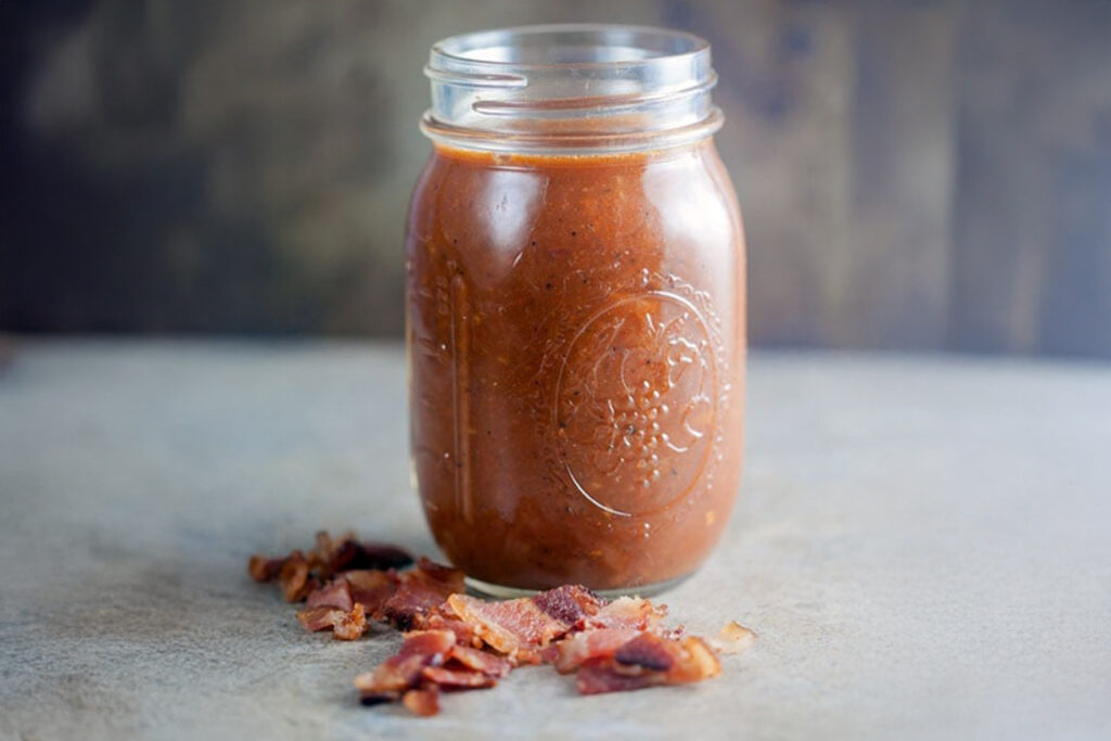 Smoked Tomato and Bacon Vinaigrette, Leftover Bacon Recipe