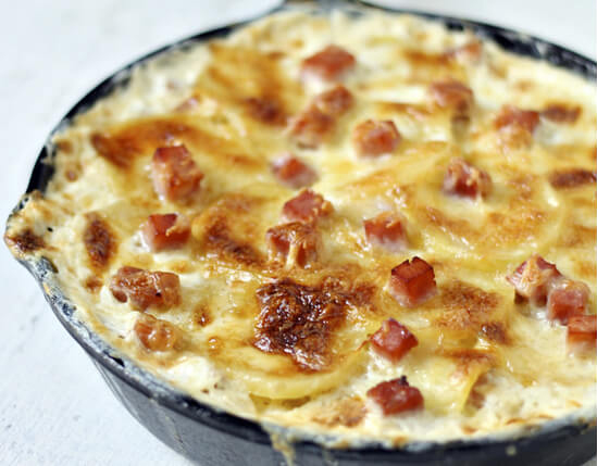 Scalloped Potatoes with Ham