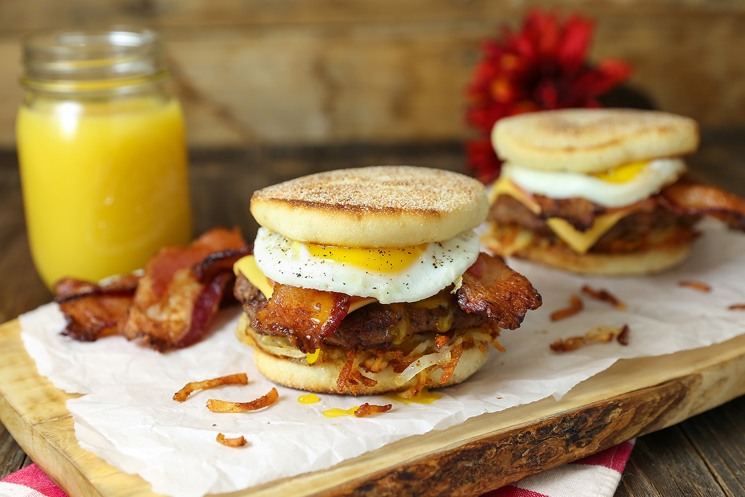 Royal Bacon Breakfast Burger | Jones Dairy Farm