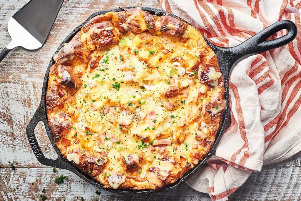 Hawaiian Benedict Breakfast Casserole