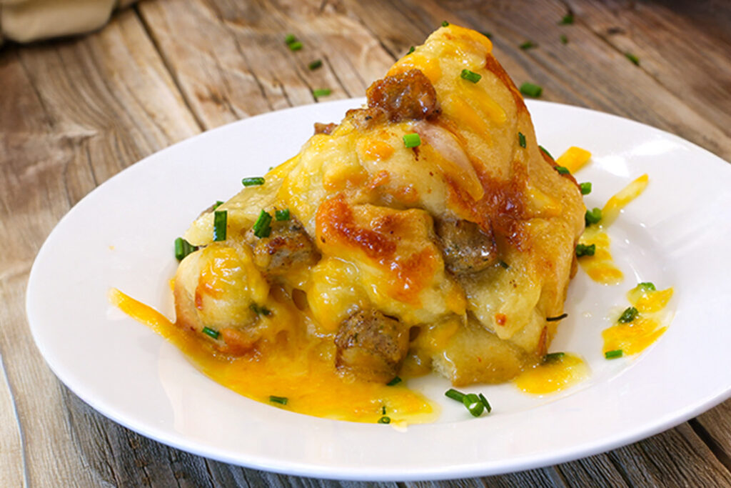 Sausage, Egg and Cheese Monkey Bread