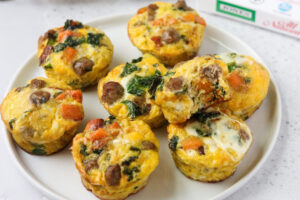 Breakfast Egg Cups, Jones Dairy Farm Sausage Egg Cups