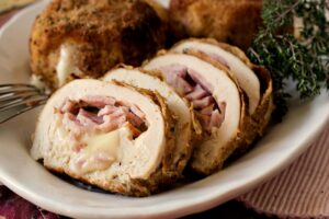 Chicken Cordon Bleu with Canadian Bacon