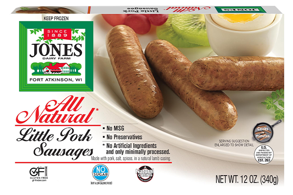 All Natural Little Pork Sausage Links Products Jones Dairy Farm