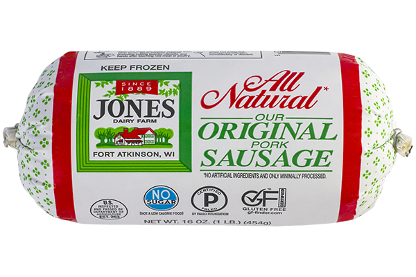 No Sugar All Natural Pork Breakfast Sausage Roll