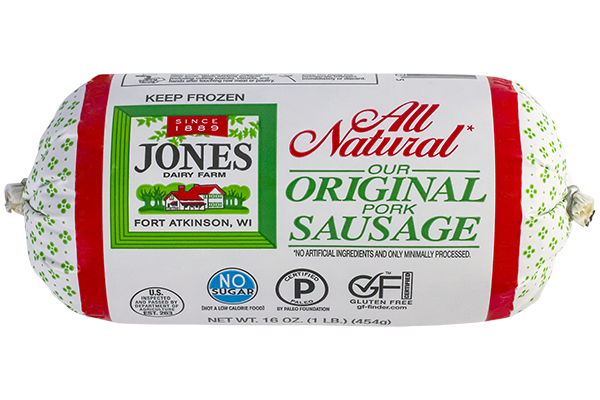 No Sugar All Natural Pork Breakfast Sausage Roll