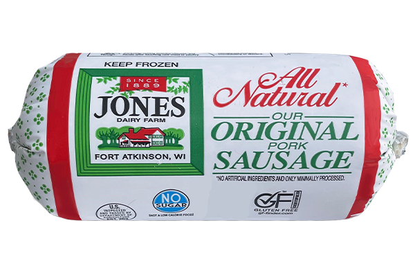 No Sugar All Natural Pork Breakfast Sausage Roll - Products | Jones ...