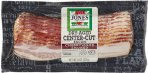 8 oz Cherrywood Smoked Bacon Packaging