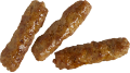 Skinless breakfast sausage