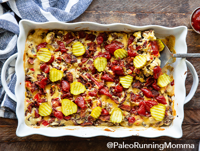 Bacon cheeseburger casserole