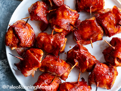 Bacon Wrapped Bbq Chicken Bites