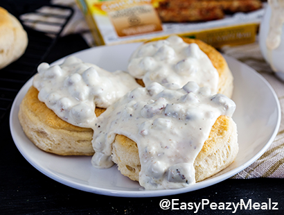 Biscuits and Chicken Sausage Gravy