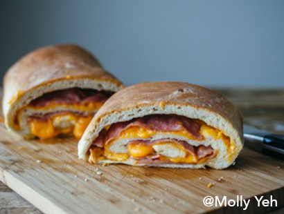 Ham and Cheese Calzone