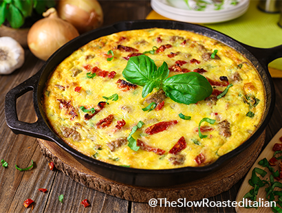 Sun-Dried Tomato Ricotta Frittata