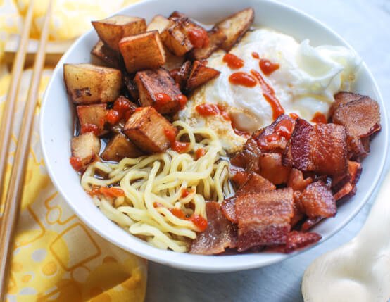 Bacon and Egg Breakfast Ramen