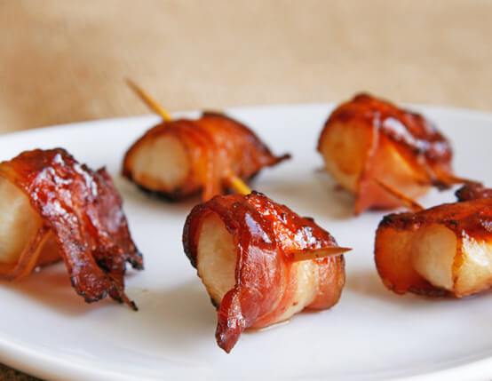 Bacon Wrapped Water Chestnuts