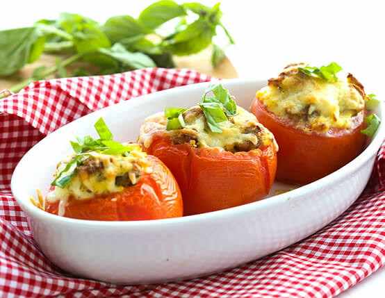 Baked Tomato Cups