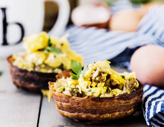 Breakfast Bacon Bowls