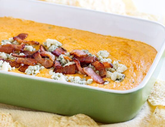 Cheesy Buffalo and Bacon Dip