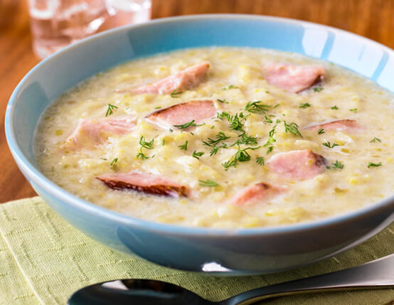 Ham Potato Leek Soup