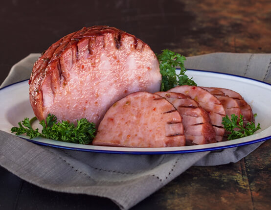 Hot Pepper Jelly Glazed Ham