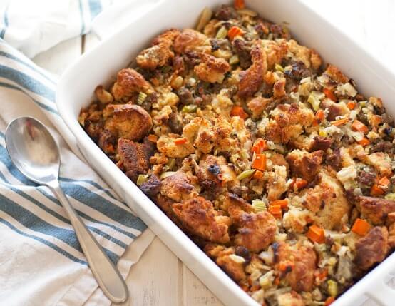 jones sausage and buttermilk biscuit stuffing