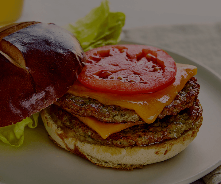 pretzel burger