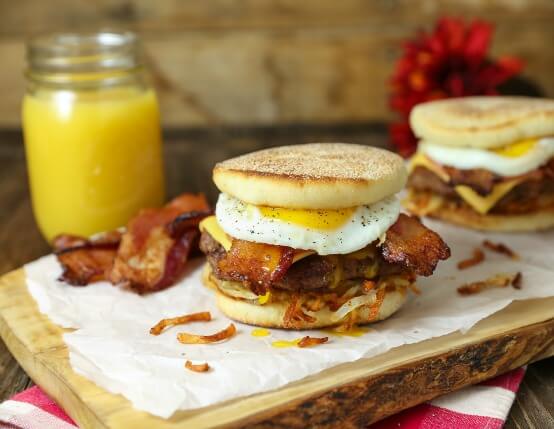 Royal Bacon Breakfast Burger