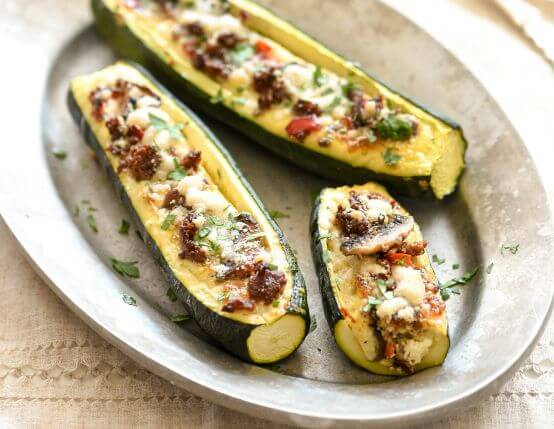 Sausage and Egg Zucchini Boats