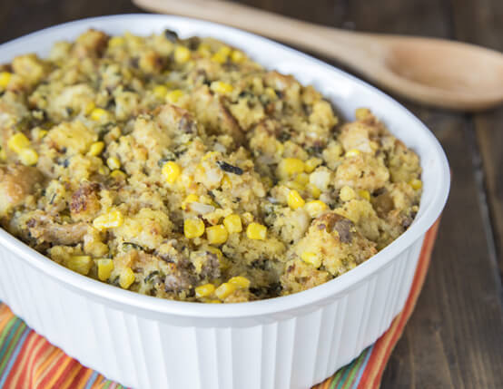 Cornbread and sausage stuffing