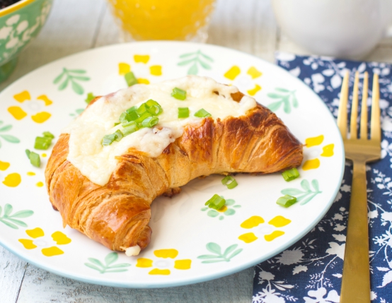 Stuffed Breakfast Croissants