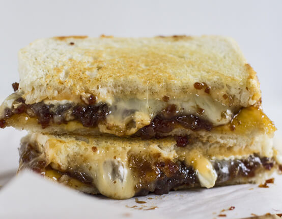 Grilled Cheese with Bacon jam