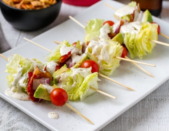 Wedge Salad Skewers