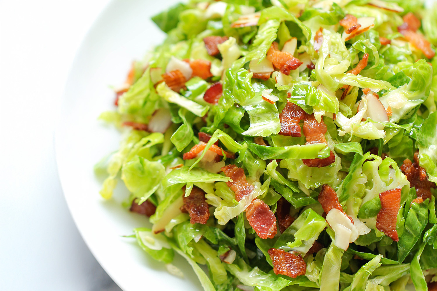 Brussels Sprouts and Bacon Salad, Seasonal Elevated Salad