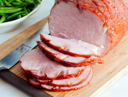 peach Glazed Ham