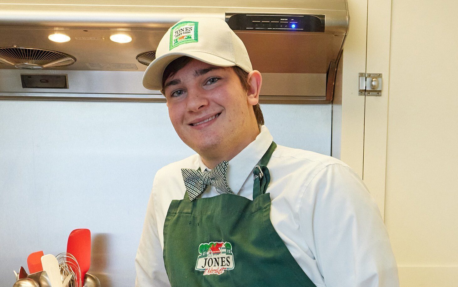 young Man with Jones apron