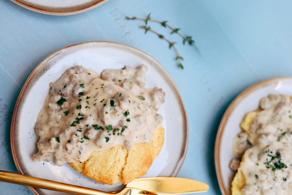 Classic Sausage Gravy, A Homemade Breakfast Staple in Just a Few Steps