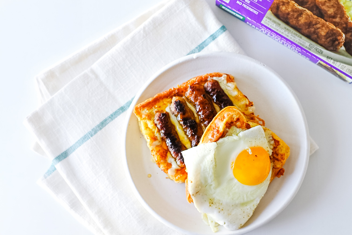 Sausage French Toast Grilled Cheese