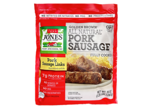 Jones Pork Sausage Bag, All Natural Pork Sausage, Where Can I buy pork sausage, precooked pork sausage