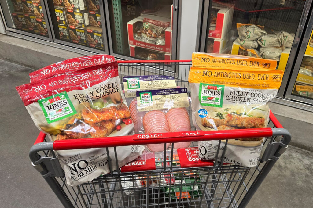Jones Dairy Farm Products at Costco Wholesale, Jones at Costco, Costco Jones Products