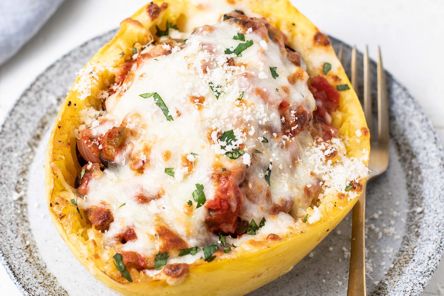 Sausage Spaghetti Squash Boats | Jones Dairy Farm
