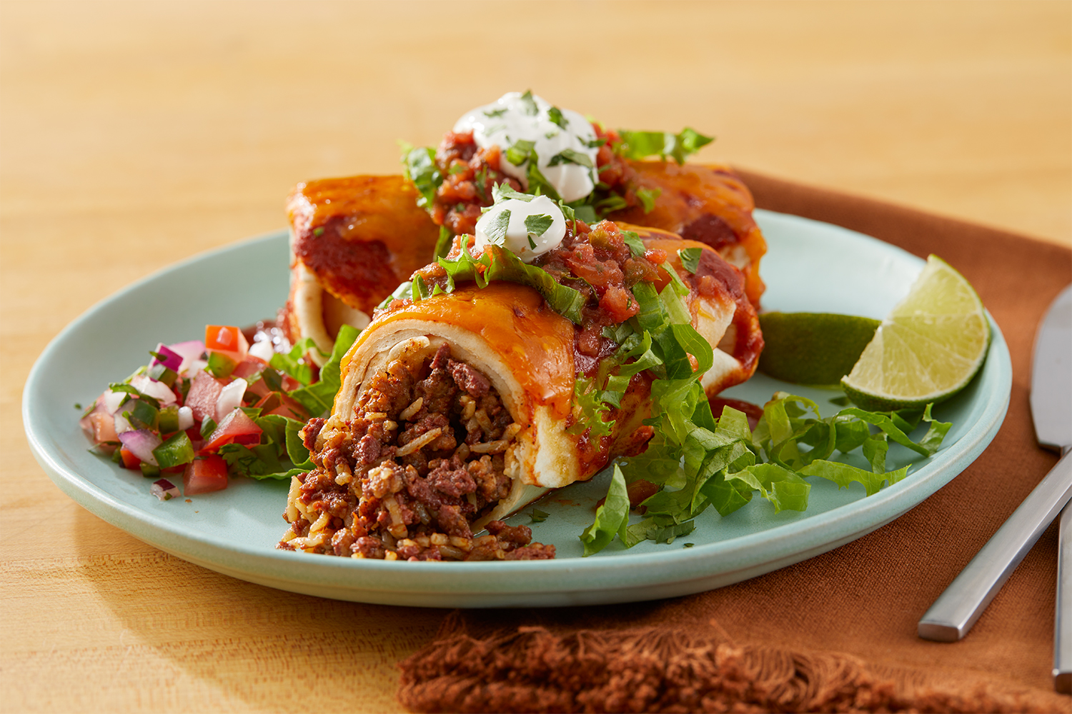 Smothered Braunschweiger Enchiladas Recipe | Jones Dairy Farm