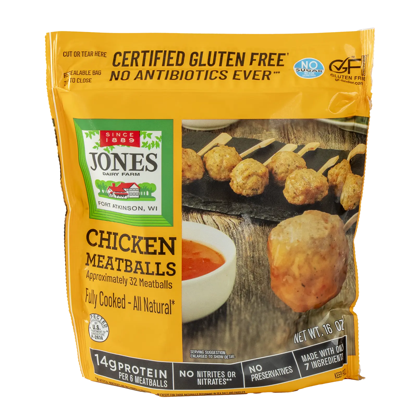 No Antibiotics Ever Chicken Meatballs | Jones Dairy Farm