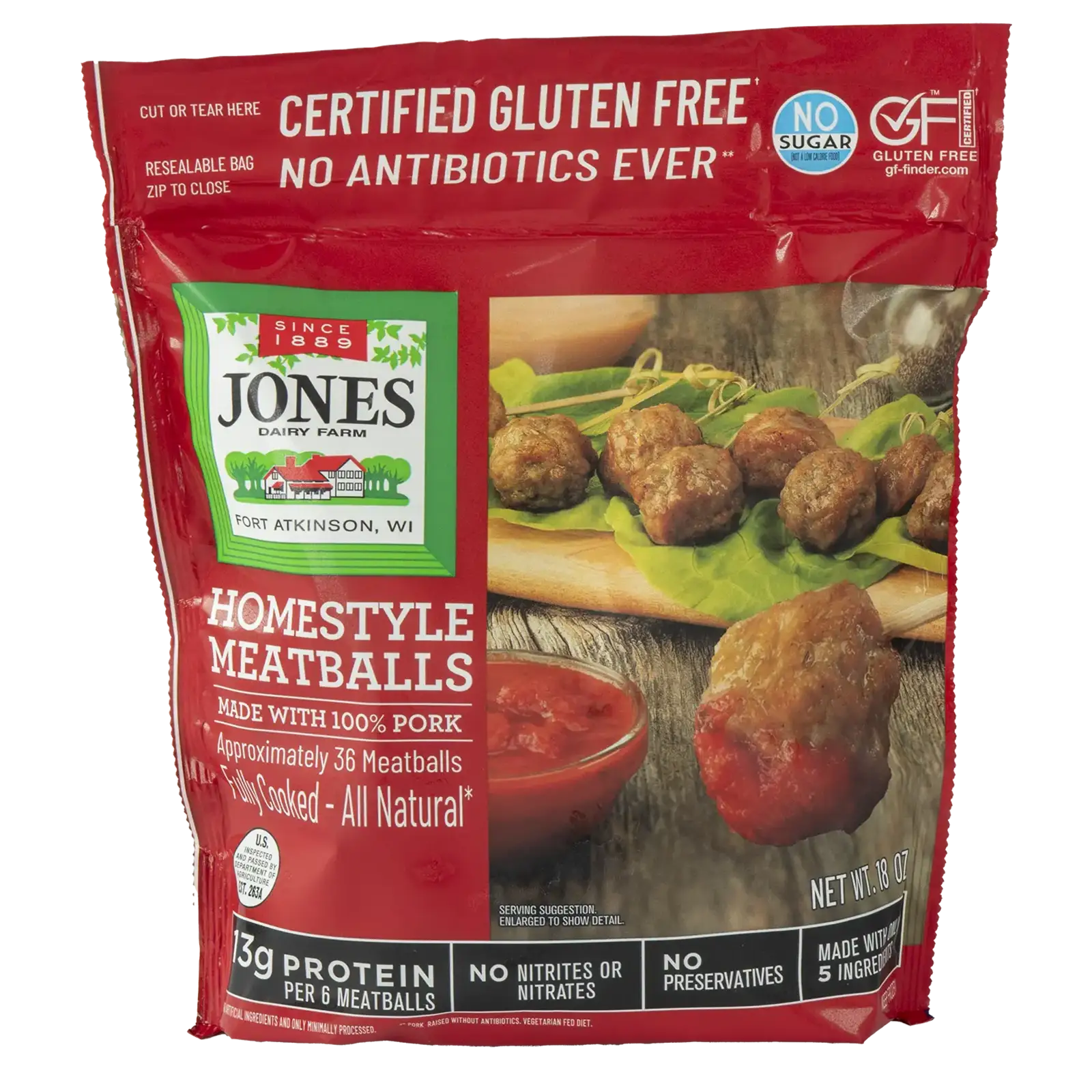 No Antibiotics Ever Homestyle Meatballs | Jones Dairy Farm
