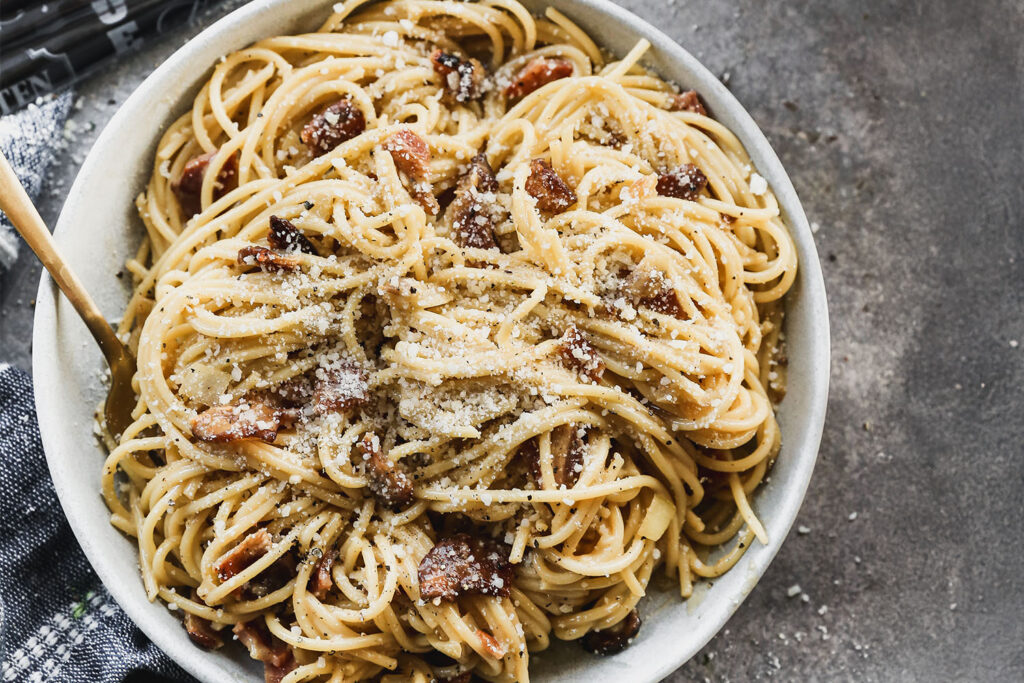 Spaghetti Carbonara, Easy Bacon Carbonara